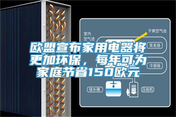 歐盟宣布家用電器將更加環保，每年可為家庭節省150歐元