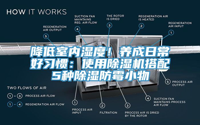 降低室內濕度！養成日常好習慣：使用除濕機搭配5種除濕防霉小物