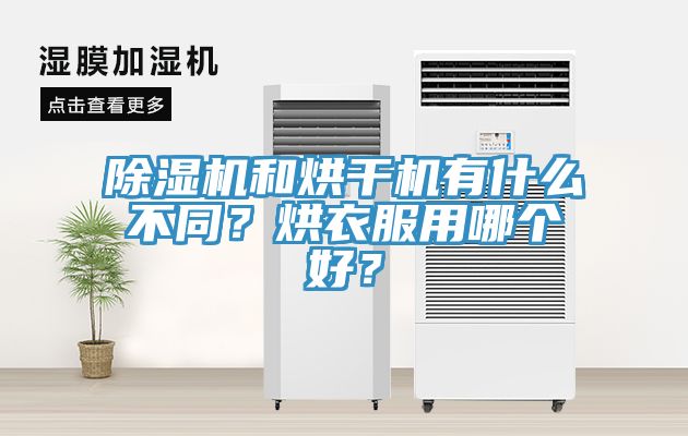 除濕機和烘干機有什么不同？烘衣服用哪個好？